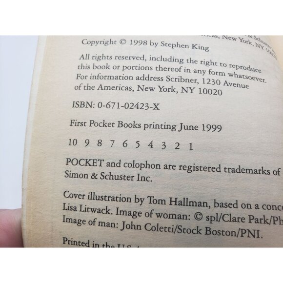 Stephen King Bag Of Bones Paperback Novel 1999 - Picture 4 of 11